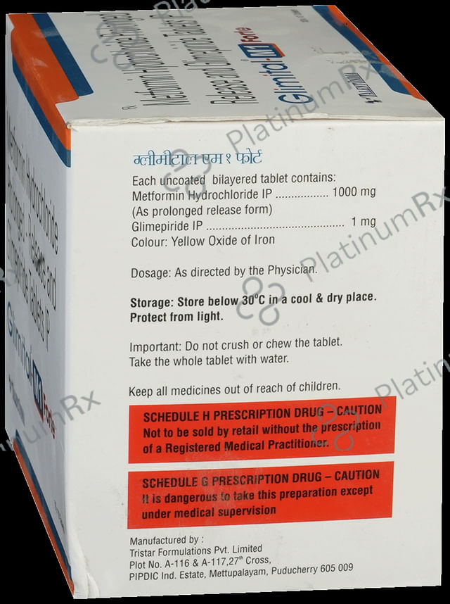 Glimital-M1 Forte Tablet PR
