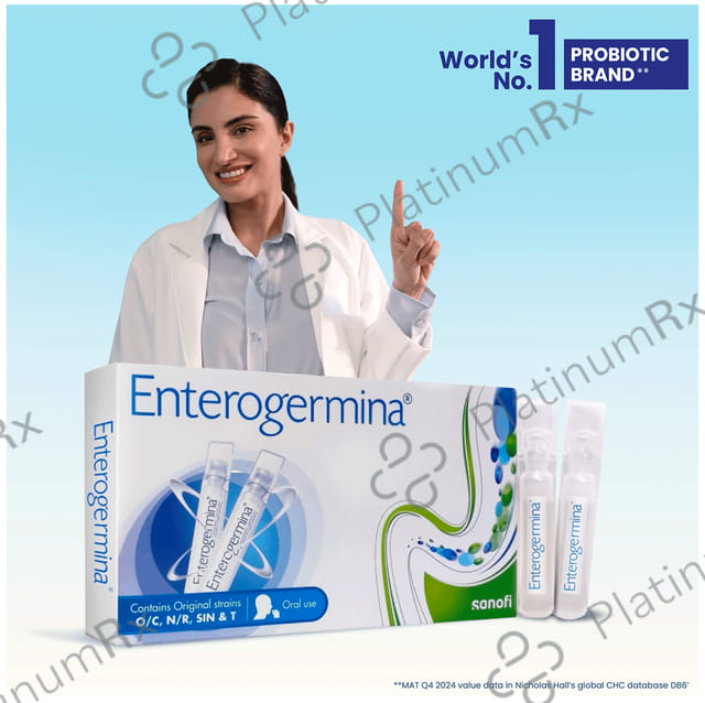 Enterogermina Probiotic Supplement Oral Suspension 10X5ml