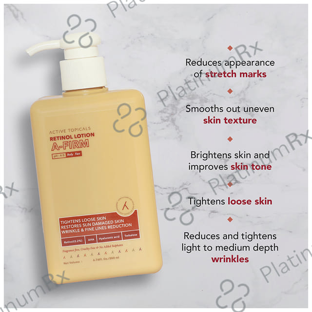 Active Topicals A Firm Retinol Lotion 200ml
