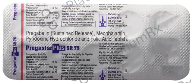 Pregastar Plus SR 75 Tablet 10 Tablet SR