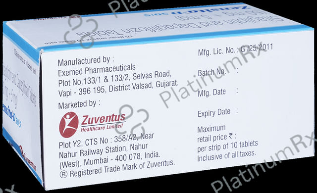 Zensita D 50/5mg Tablet 10s