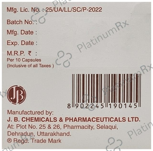 Sporlac Plus 2.5B Capsule 10s