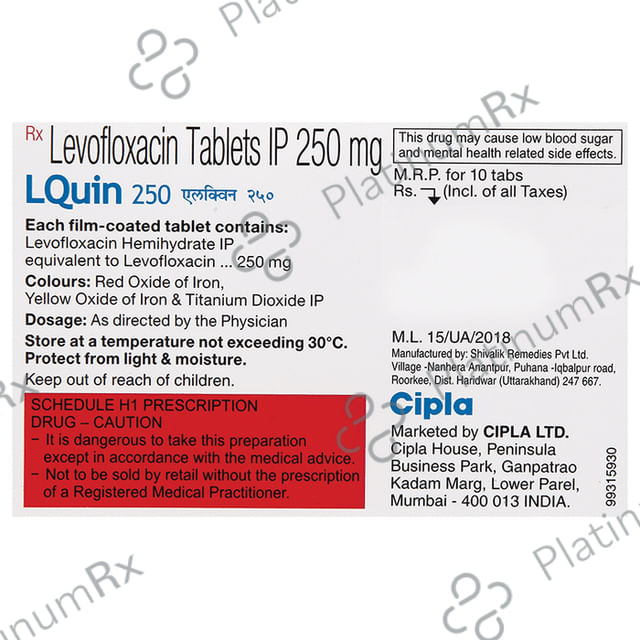 LQuin 250 Tablet
