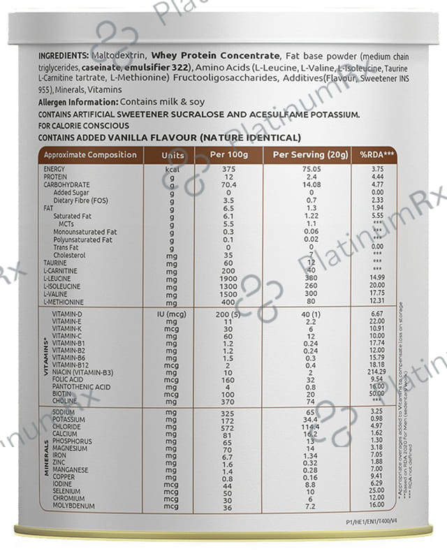 Pulse CopeWel Hepa Liver Care Nutrition Powder Vanilla 400gm