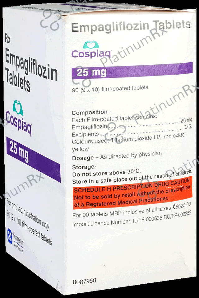 Cospiaq 25mg Tablet 10s