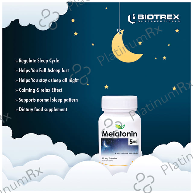 Biotrex Melatonin 5mg Veg Capsule