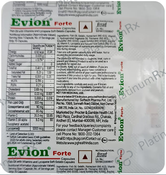 Evion Forte Capsule 15s