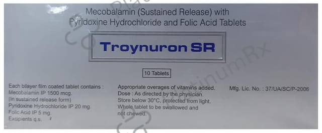 Troynuron SR 5000/1500/20mg Tablet 10s