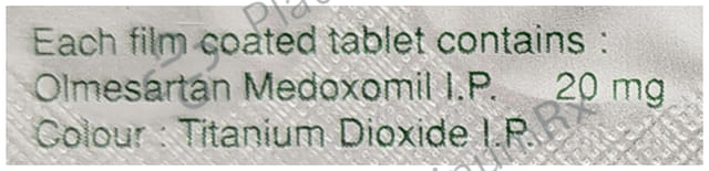Olmetor 20mg Tablet 15s