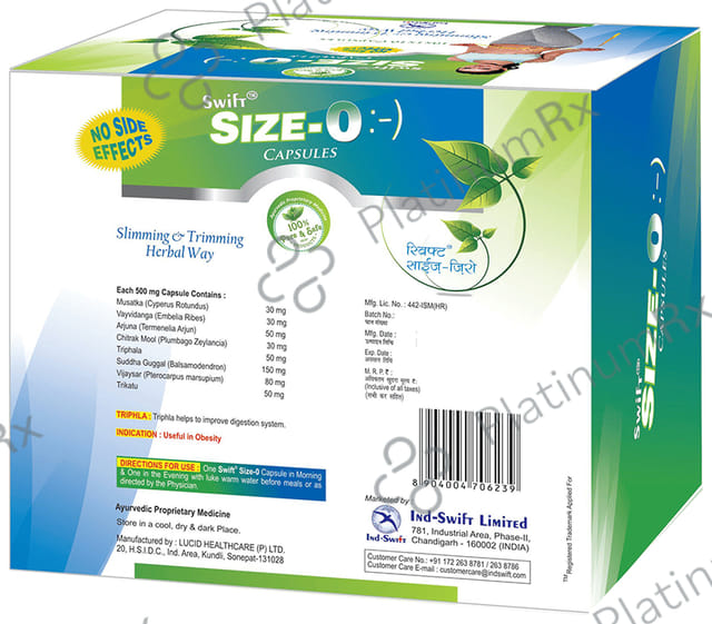 Ind-Swift Size Zero Capsule