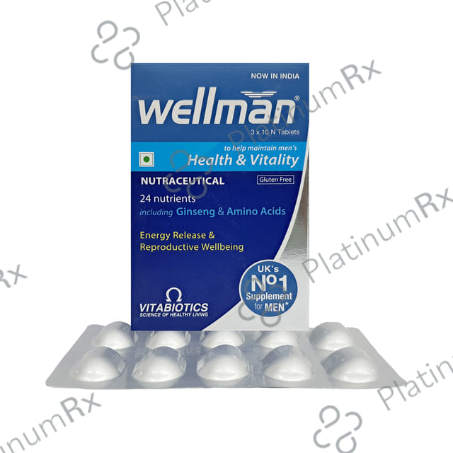 Wellman Gluten Free Health Supplement Tablet 30s