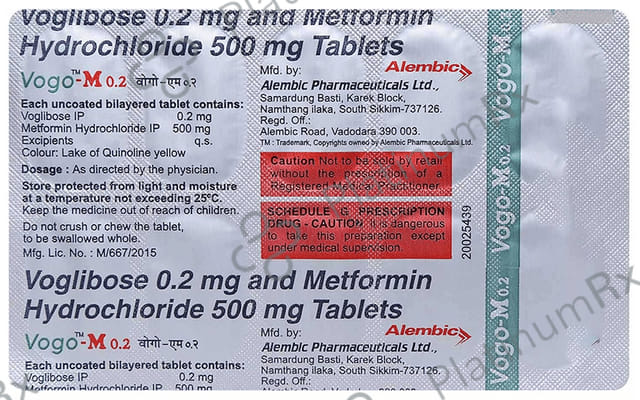 Vogo M 500/0.2mg Tablet 10s