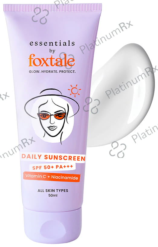 Foxtale Daily Sunscreen SPF 50+ Cream 2s