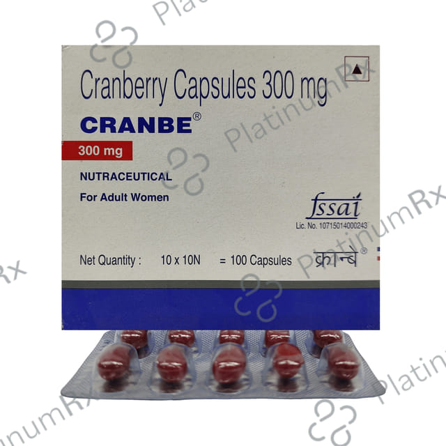 Cranbe 300mg Soft Gelatin Capsule 10s