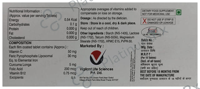 Vigifer Tablet 10s