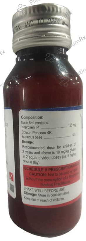Naprosyn Oral Suspension Tutti Frutti