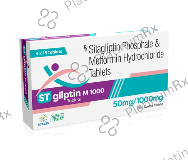 St Gliptin M 50/1000mg Tablet 15s