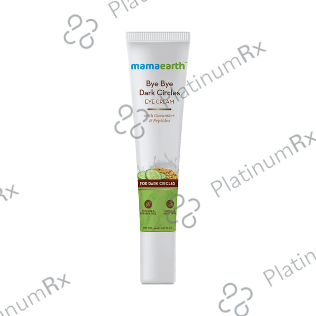 Mamaearth Bye Bye Dark Circles Eye Cream with Cucumber - Silicon & Paraben-Free - For All Skin Types