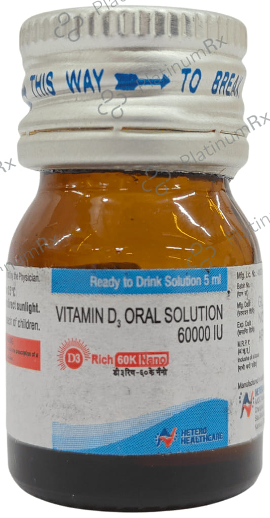 D3 Rich Nano 60K Oral Liquid 5ml
