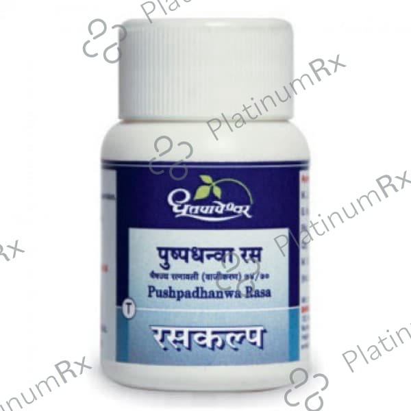 Dhootapapeshwar Pushpadhanwa Rasa 500 tablets