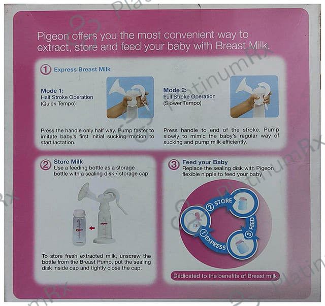 Pigeon Manual Breast Pump with Bottle 200ml Standard