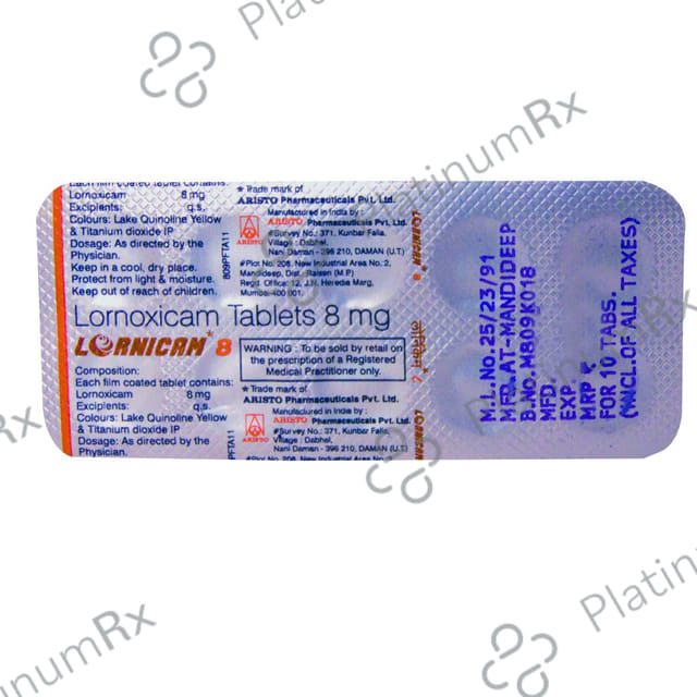 Lornicam 8 Tablet