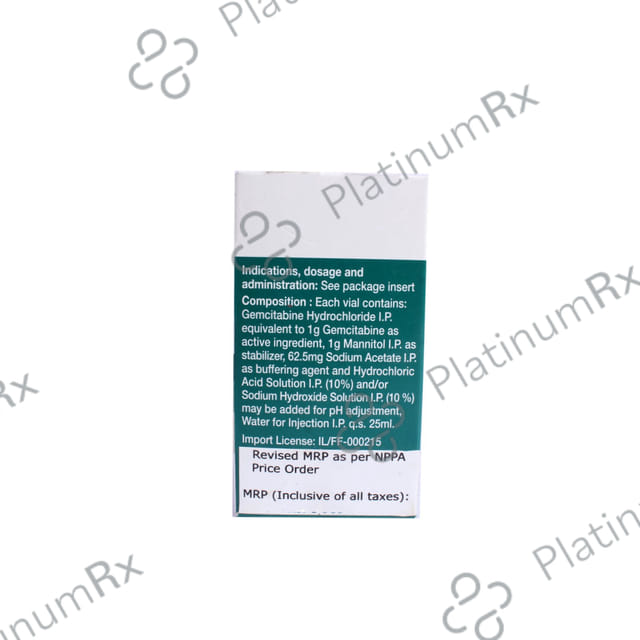 Gemcite 1gm Injection