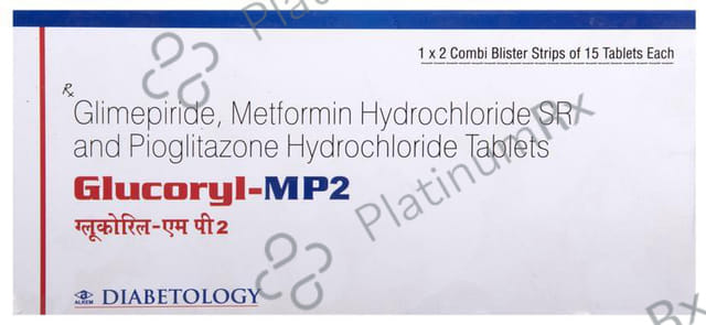 Glucoryl MP2 Tablet SR 15s
