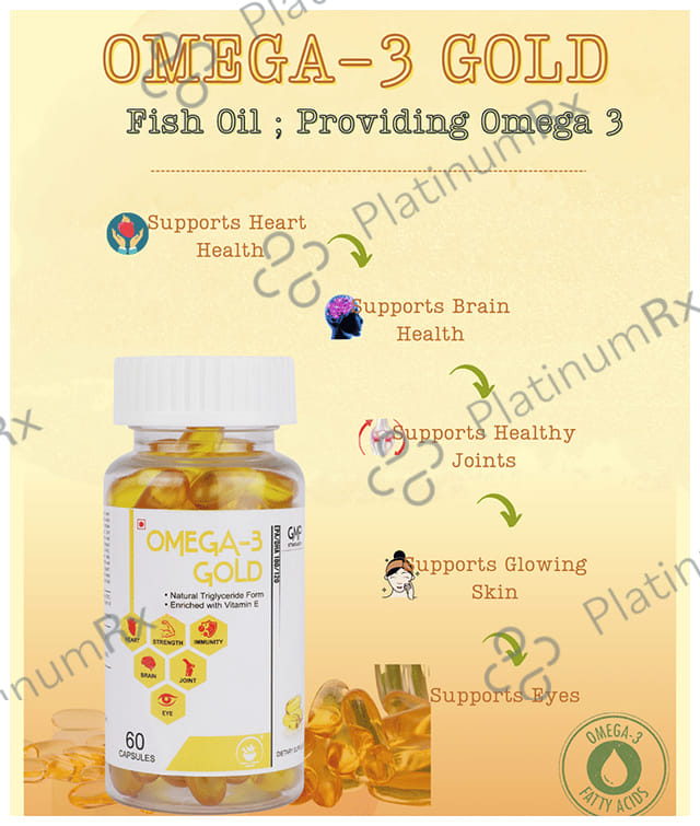 Azteca Herbal Natural Omega 3 Gold Capsule 60s