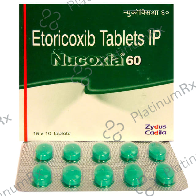 Nucoxia 60mg Tablet 10s