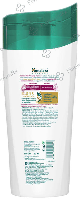 Himalaya Anti Hair Fall Bhringaraja Shampoo 80ml