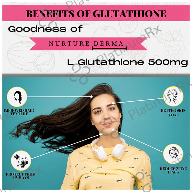 Nurture Derma L Glutathione 500mg Tablet 30s