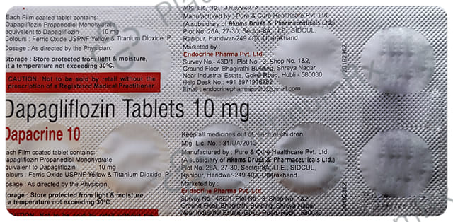 Dapacrine 10 Tablet