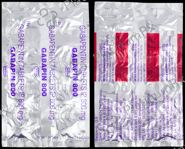 Gabapin 800mg Tablet 10s