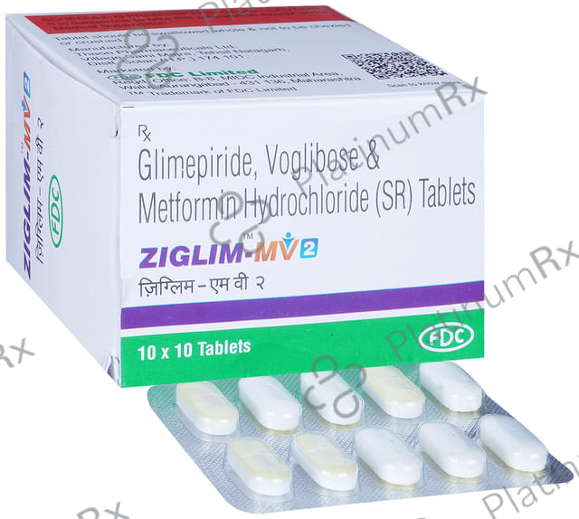 Ziglim MV 2/500/0.2mg Tablet 10s