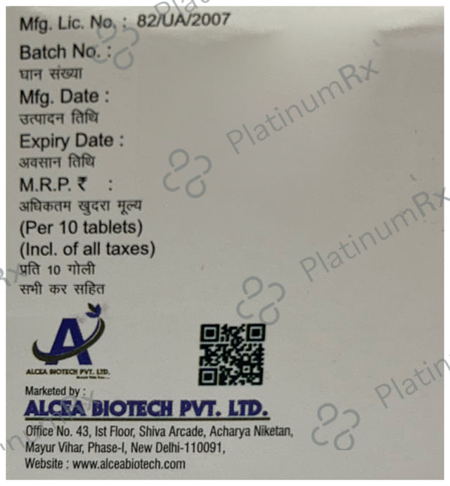 Placepam-Plus 0.5mg/10mg Tablet