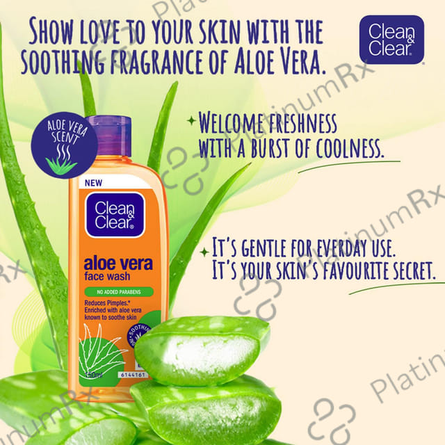Clean & Clear Aloe Vera Face Wash 150ml