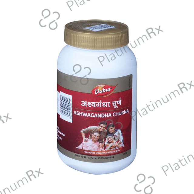 Dabur Ashwagandha Churna - Promotes Vitality & Strength 100 gm