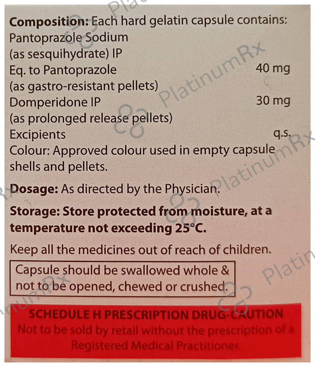 H Nil D 30/40mg Capsule PR 10s