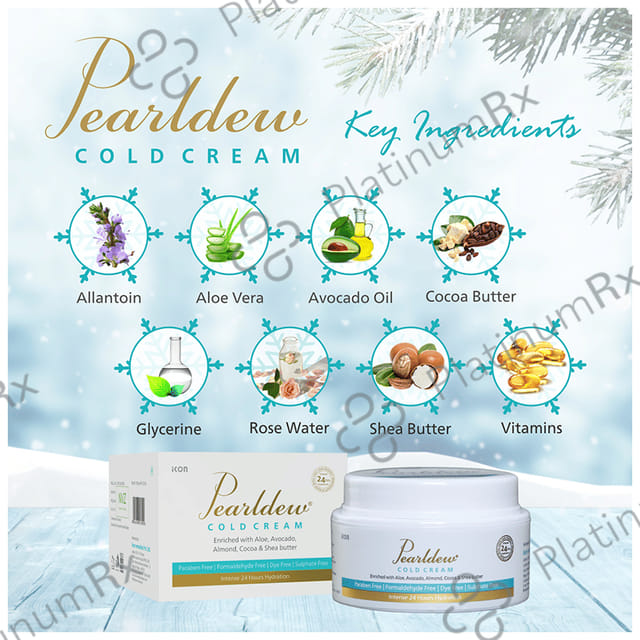 Pearldew Cold Cream (50gm Each) 2 jar