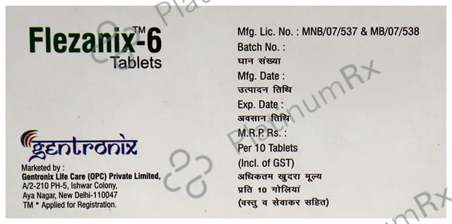 Flezanix 6mg Tablet 10s