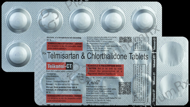 Telkonol-CT 40mg/12.5mg Tablet