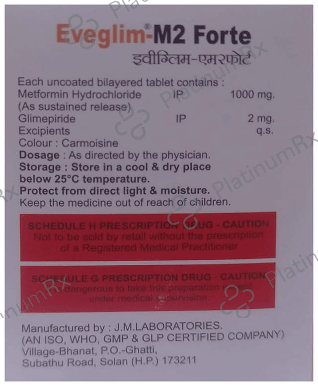 Eveglim M2 Forte Tablet SR