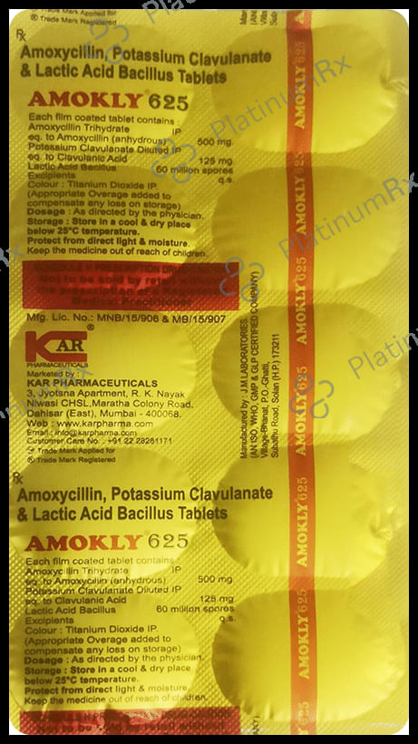 Amokly 625 Tablet
