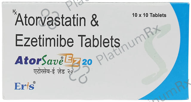 Atorsave EZ 20/10mg Tablet