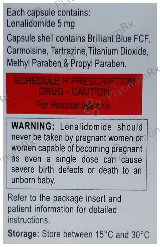 Lenalid 5mg Capsule 30s