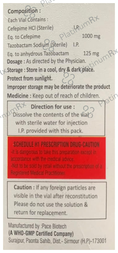 Cefitaz 1.125gm Injection