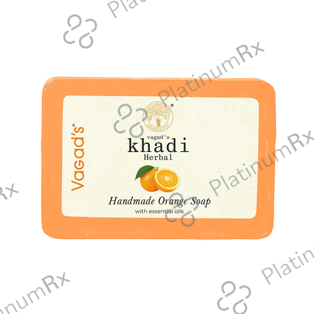 Vagad's Khadi Herbal Handmade Soap Orange Soap