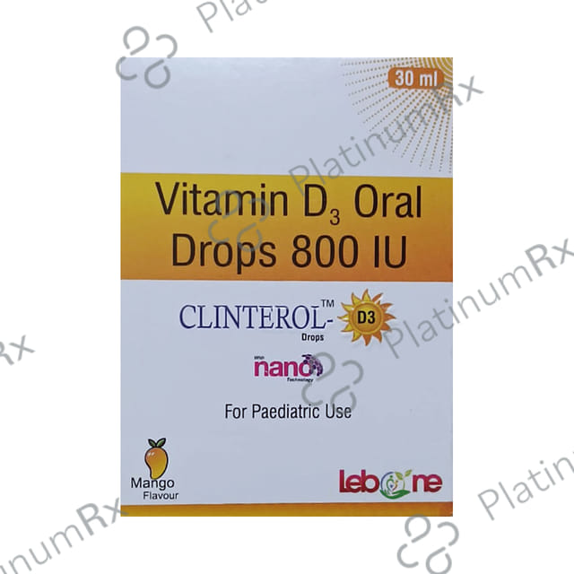 Clinterol-D3 Drops with Nano Technology Mango