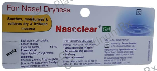 Nasoclear 0.65% Nasal Solution 15gm